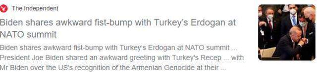 Yabancı basın Erdoğan ve Biden'ın tokalaştığı anı çarpıtarak servis etti