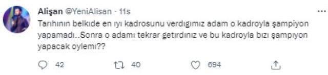 Ali Koç destekçisi Alişan da isyan etti: Başarısızlığınız rekor kırar, bırakın gidin artık