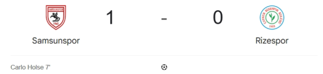 Samsunspor Rizespor maçı kaç kaç, bitti mi? MAÇ SONUCU! Samsunspor Rizespor golleri kim attı, canlı maç anlatımı!