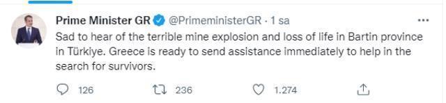 Dünya liderlerinden maden faciası için taziye ve acil şifa mesajları