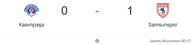 Kasımpaşa Samsunspor maç özeti ve golleri! (ÖZET) Kasımpaşa Samsunspor kaç kaç bitti, golleri kim attı?