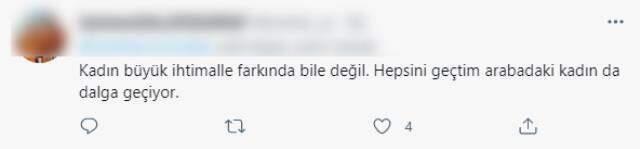 Motosiklette iç çamaşırı görünen kadını videoya çekip hakaret eden şahsa sosyal medyada tepki yağdı