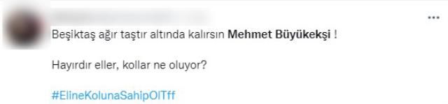 TFF Başkanı Mehmet Büyükekşi'nin basın toplantısında yaptığı hareket ortalığı ayağa kaldırdı