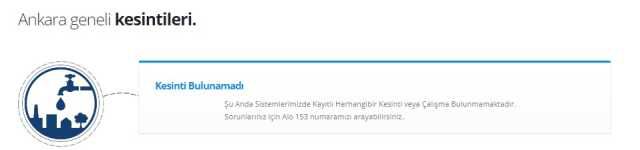 ASKİ Ankara su kesintisi: 3-4 Nisan Ankara su kesintisi listesi!