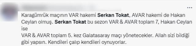 Galatasaray maçına yapılan VAR atamaları kıyameti kopardı: Allah sizi bildiği gibi yapsın