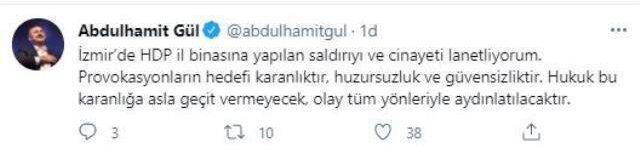 Adalet Bakanı Gül'den HDP saldırısı sonrasında açıklama: Provokasyonların hedefi karanlıktır