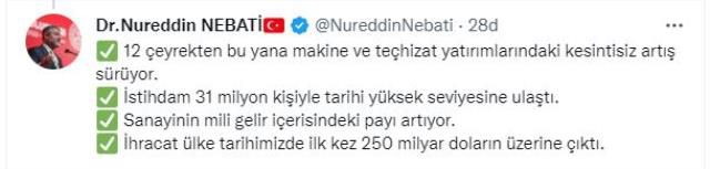 Nebati'den Kılıçdaroğlu'nun göndermesine zehirzemberek yanıt: İthal ekonomi komiserlerine bel bağlamayız