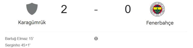 Karagümrük Fenerbahçe maçı kaç kaç? MAÇ SONUCU! Karagümrük Fenerbahçe golleri kim attı, canlı maç anlatımı!