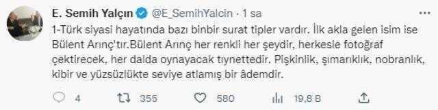 Arınç'ın Bahçeli'ye yaptığı göndermeye MHP'den zehir zemberek yanıt: Tam bir FETÖ'cü taktiği