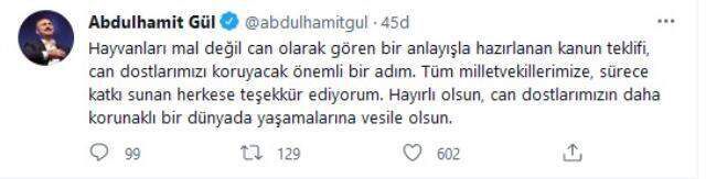Adalet Bakanı Gül'den Hayvanları Koruma Kanunu teklifine ilişkin açıklama: Can dostlarımızı koruyacak önemli bir adım