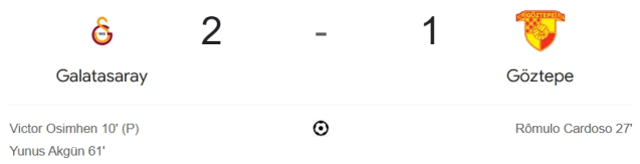 Galatasaray Göztepe maç özeti ve golleri izle! (VİDEO) Galatasaray Göztepe geniş özeti! Golleri kim attı, maç kaç kaç bitti?