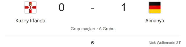Kuzey İrlanda Almanya maç özeti ve golleri! (VİDEO) Kuzey İrlanda Almanya geniş özeti! Golleri kim attı, maç kaç kaç bitti?