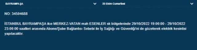 İstanbullular dikkat! Bu 7 ilçede saatler süren elektrik kesintisi yaşanacak