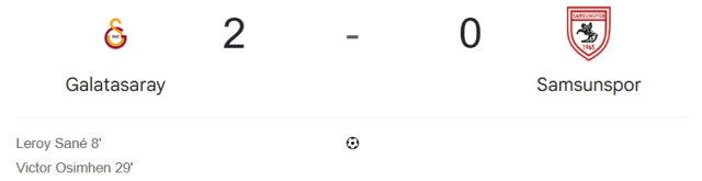Galatasaray Samsunspor maç özeti ve golleri! (ÖZET) Galatasaray Samsunspor kaç kaç bitti, golleri kim attı?