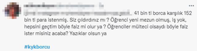 Öğrencilerin KYK borcu isyanı sosyal medyayı ayağa kaldırdı: 41 bin TL verdiler 152 bin lira geri istiyorlar