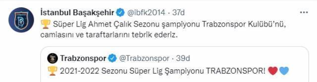 Trabzonspor'a spor, sanat, siyaset camiasından tebrik mesajları yağıyor