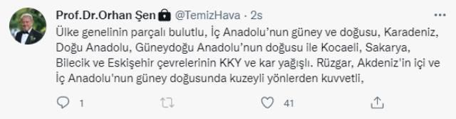 Cuma günü kar yağacak mı? 18 Mart Cuma günü kar yağışı olacak mı? 18 Mart hava durumu nasıl?