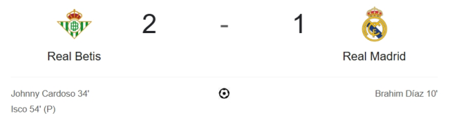 Real Betis Real Madrid maçı kaç kaç, bitti mi? MAÇ SONUCU! Real Betis Real Madrid golleri kim attı, canlı maç anlatımı!