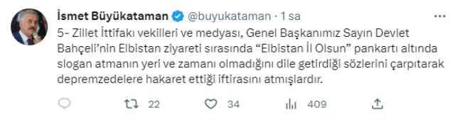 MHP'den Bahçeli'nin depremzedelere 'Sessizlik olacak, dağılın gitsin' dediği görüntüyle ilgili ilk açıklama
