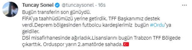 Orduspor geri döndü! Yeniden yeşil sahada mücadele edecekler