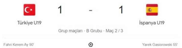Türkiye İspanya maç özeti ve golleri izle! (VİDEO) Türkiye İspanya U19 maçı özeti! Golleri kim attı, maç kaç kaç bitti?