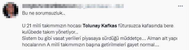 Ümit Milli Takım hocası Kafkas'a tepkiler çığ gibi! İstifa çağrılarının arkası kesilmiyor