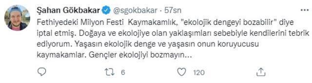 Şahan Gökbakar, Milyon Fest'in iptal edilmesine tepki gösterdi: Ne etti bu gençler size?