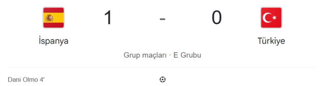 İspanya Türkiye maçı kaç kaç, bitti mi? MAÇ SONUCU! İspanya Türkiye golleri kim attı, canlı maç anlatımı!