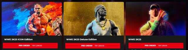 WWE 2K23'ün fiyatı 2 bin TL'yi aştı!