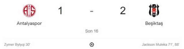 Antalyaspor Beşiktaş maç özeti ve golleri izle! (VİDEO) Antalyaspor Beşiktaş maçı özeti! Golleri kim attı, maç kaç kaç bitti?