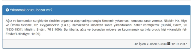 Banyo yapmak orucu bozar mı?