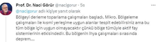 Naci Görür, deprem bölgesinde yapılaşmaya karşı uyardı: Bölge aktif fay sistemlerinin etkisinde