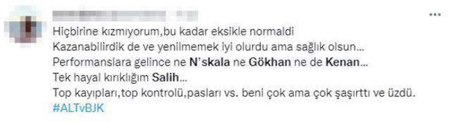 Altay mağlubiyeti sonrası Beşiktaş taraftarı, 4 futbolcuya çok öfkeli! Bir daha takımda görmek istemiyorlar
