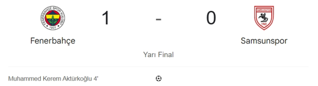 Fenerbahçe Samsunspor maçı kaç kaç? MAÇ SONUCU! Fenerbahçe Samsunspor golleri kim attı, canlı maç anlatımı!