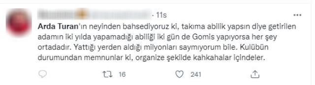 Arda Turan'ın Fatih Terim paylaşımı taraftarlarından tepki çekti: Keyifler çok yerinde