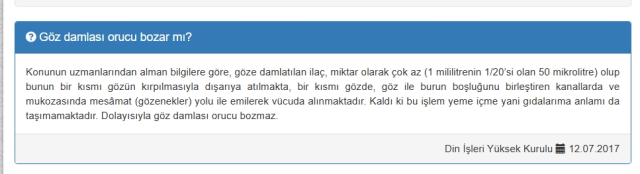 Göz damlası orucu bozar mı?