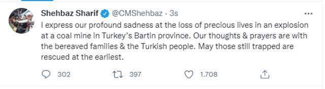 Dünya liderlerinden maden faciası için taziye ve acil şifa mesajları