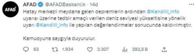 AFAD ve valiliklerden yapılan, 'Sahillerden uzak durun' uyarısı kaldırıldı