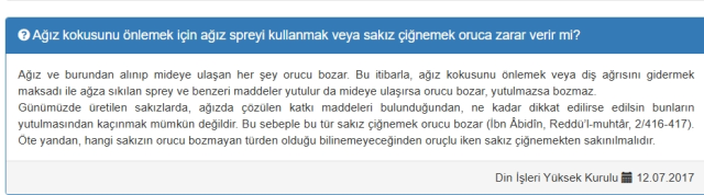 Sakız çiğnemek orucu bozar mı?