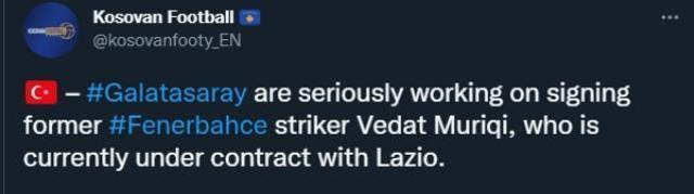 Vedat Muriç Süper Lig'e geri dönüyor! Ancak bu sefer Fenerbahçe'ye değil