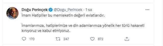 Gülşen'in İmam Hatiplilerle ilgili sözlerine bir tepki de Doğu Perinçek'ten