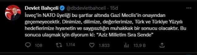 İsveç'teki çirkin olaya Bahçeli'den zehir zemberek sözler: Barbarlığın ve vandallığın aleni gösterimi ve somut örneğidir