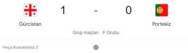 Gürcistan Portekiz maç özeti ve golleri izle! (VİDEO) Gürcistan Portekiz maçı özeti! Golleri kim attı, maç kaç kaç bitti?