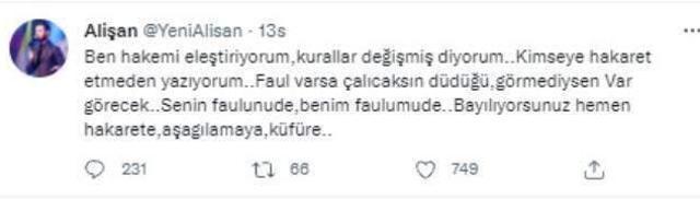 Ünlü şarkıcı Alişan, kendisine küfreden Galatasaraylı taraftarlara cevap verdi