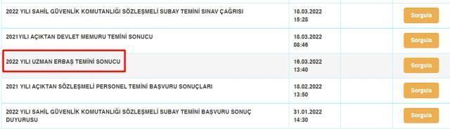 Uzman Erbaş alımı 2022: Uzman Erbaş başvuru şartları nelerdir? Uzman Erbaş başvuru sonuçları!