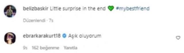 Ebrar Karakurt'un sarmaş dolaş pozlarını paylaşan takım arkadaşına yorumu ortalığı karıştırdı