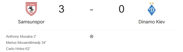 Samsunspor Dinamo Kiev maç özeti ve golleri! (VİDEO) Samsunspor Dinamo Kiev geniş özeti! Golleri kim attı, maç kaç kaç bitti?