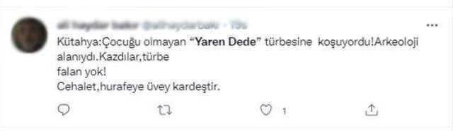 Kütahya'daki tarihi sütunun altında Yaren Dede türbesi olduğu iddiası