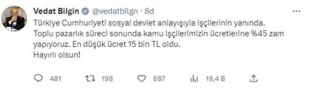 Kamu işçisi en düşük maaş ne kadar oldu? Kamu işçisi en düşük maaş kaç TL?