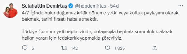 Seçimler yaklaşırken Selahattin Demirtaş'tan muhalefete çağrı: Artık kısır tartışmalara son verme zamanı